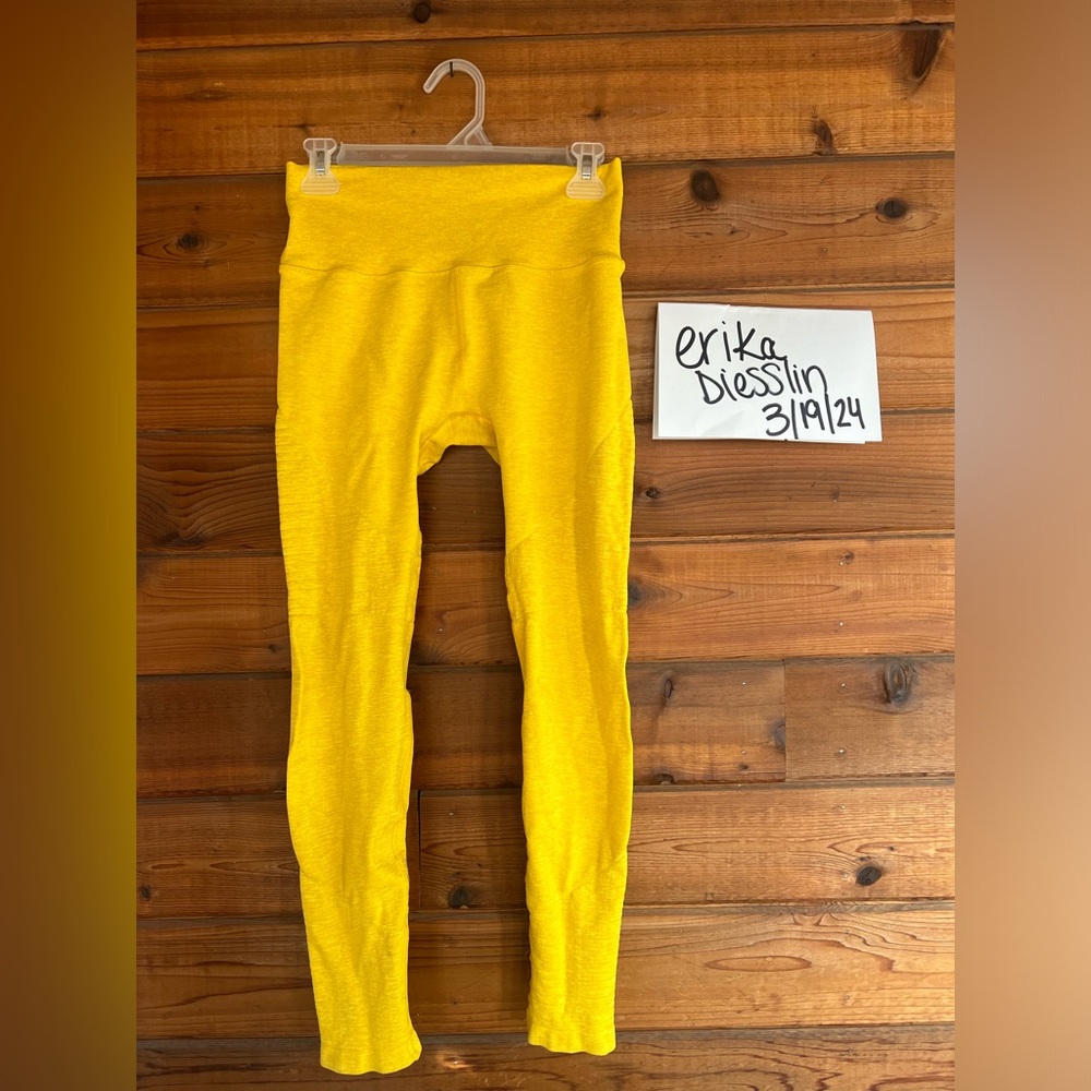 Alphalete Yellow Revival Leggings